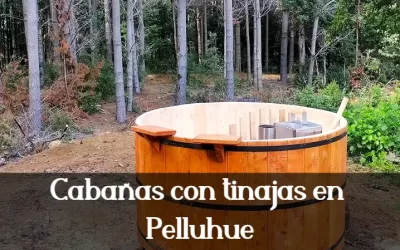 Cabañas con tinaja en Pelluhue