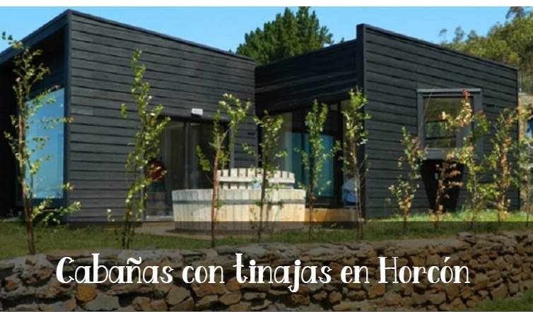 Cabañas con tinajas en Horcón