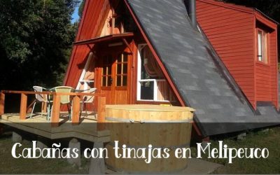 Cabañas con tinajas en Melipeuco