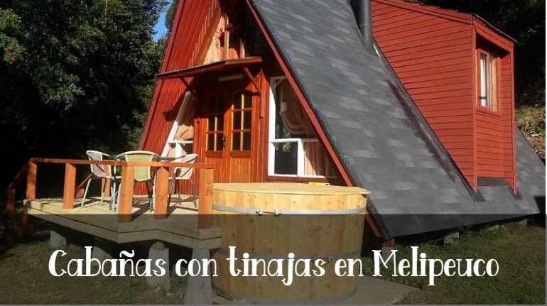 Cabañas con tinajas en Melipeuco