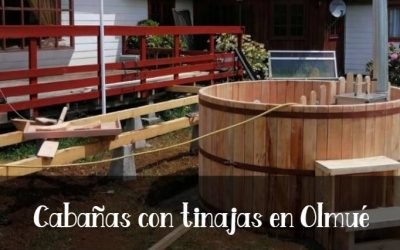 Cabañas con tinajas privadas en Olmué