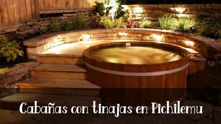 Cabañas con tinajas en Pichilemu