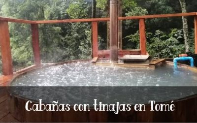 Cabañas con tinajas en Tomé