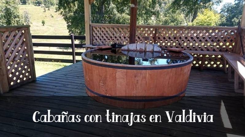 Cabañas con tinajas en Valdivia