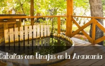 Cabañas con tinajas en la Araucanía