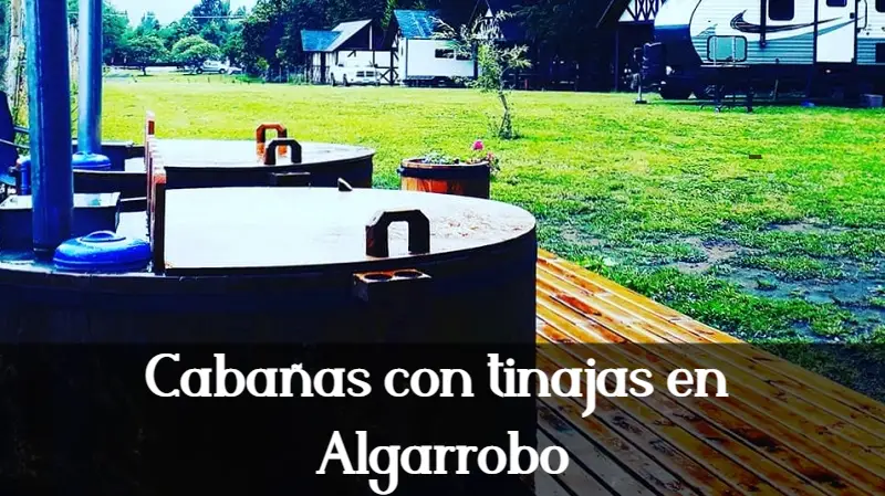 cabañas con tinajas privadas en algarrobo