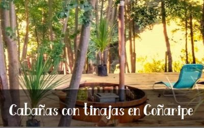 Cabañas con tinajas en Coñaripe